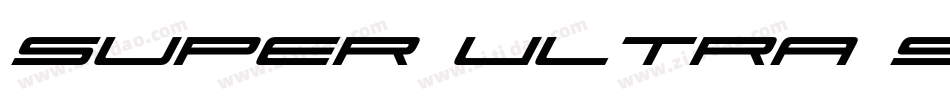 Super Ultra 911字体转换
